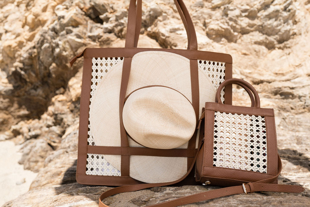 Large Rattan Tote - Snag N' Style