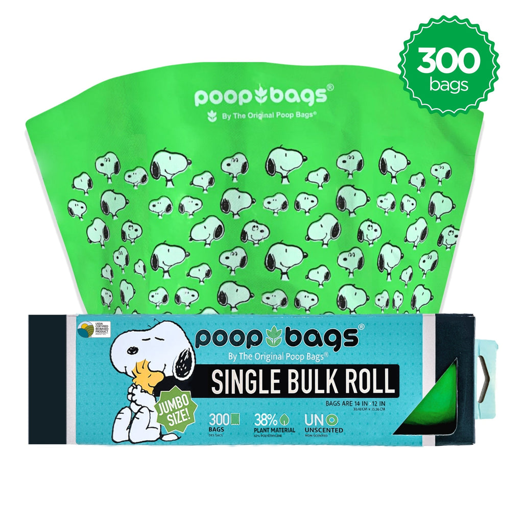 Snoopy® Jumbo Bulk Roll Poop Bags