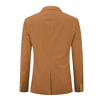 Mens Solid Color Single Vent 1 Button Blazer - Snag N' Style