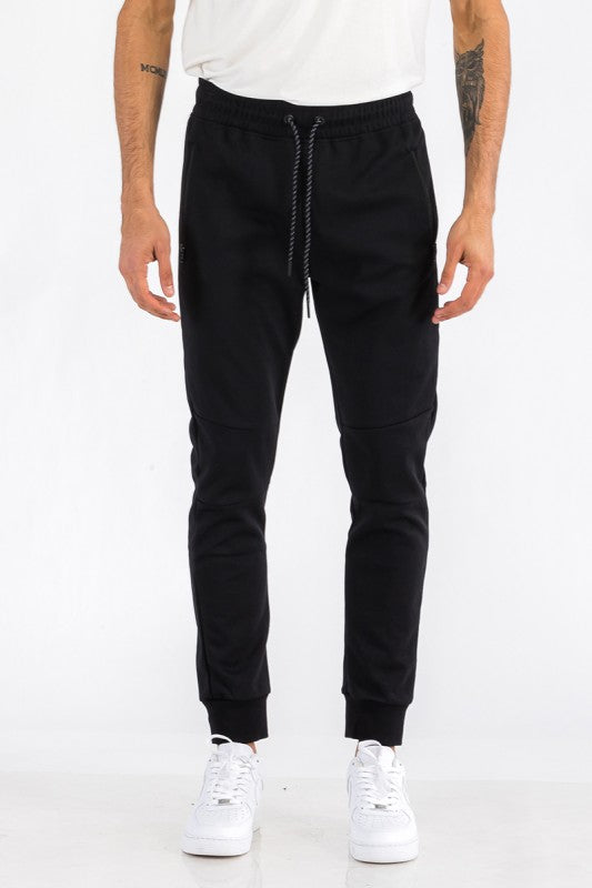 Weiv Mens Solid Heathered Jogger - Snag N' Style