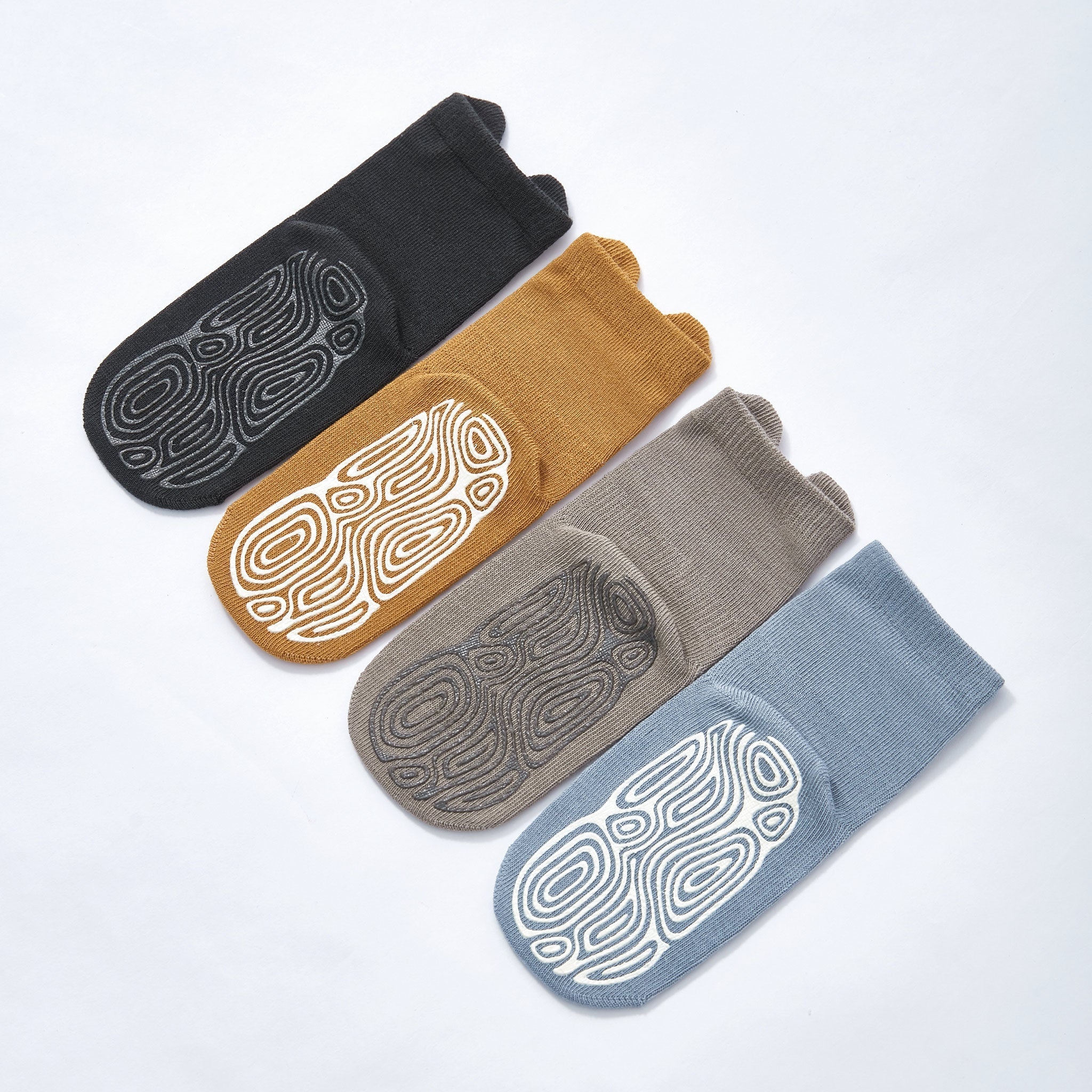 New- Critter Crew- Organic- 4 Pairs of Stay-On Baby & Toddler Non-Slip Socks - Snag N' Style