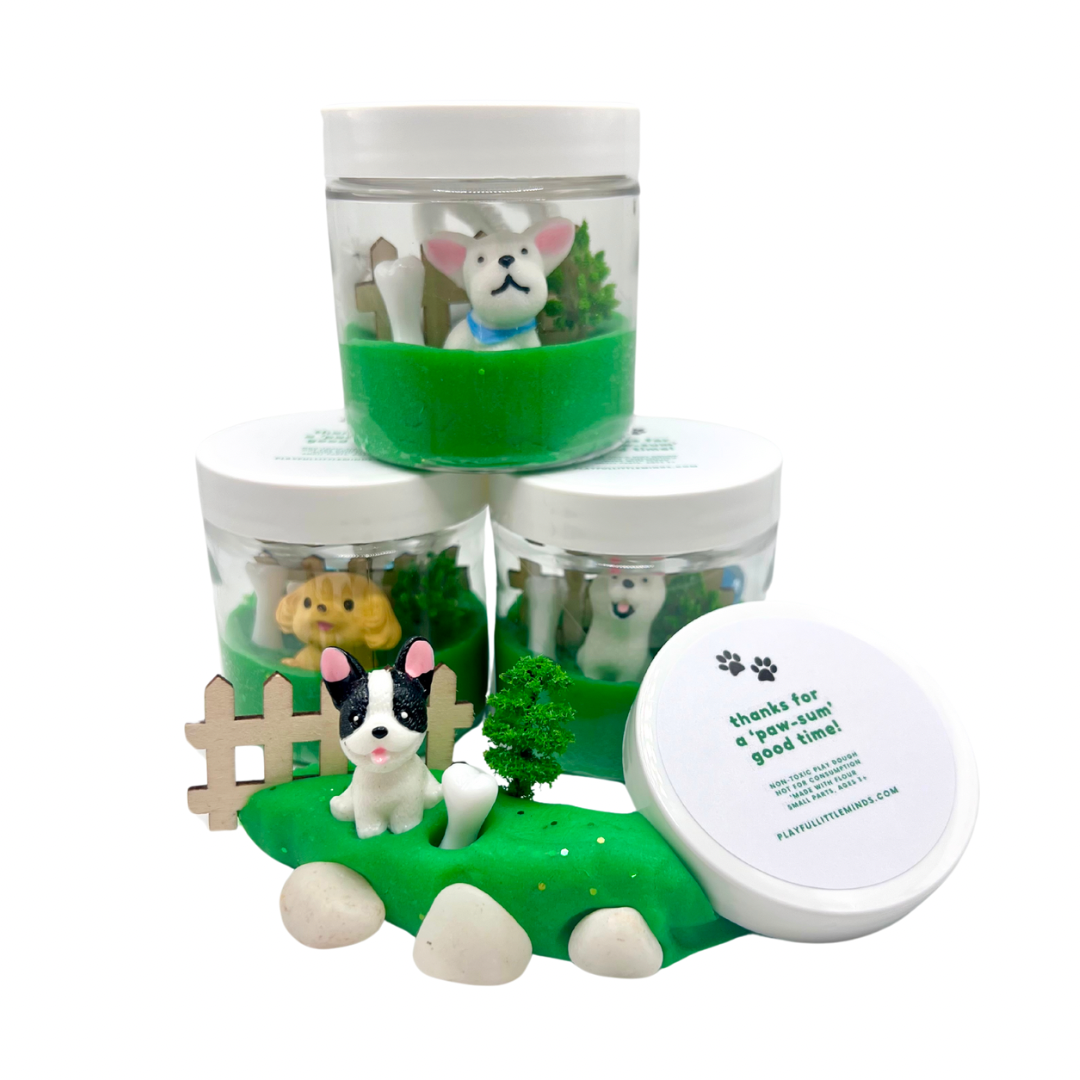 Puppy Party Mini Play Dough Favors for Kids Birthday - Snag N' Style