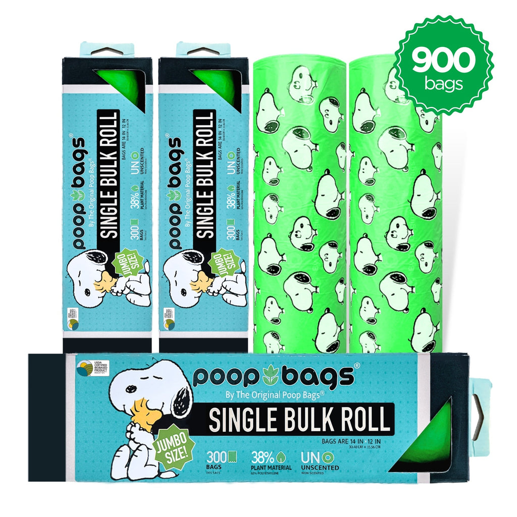 Snoopy® Jumbo Bulk Roll Poop Bags