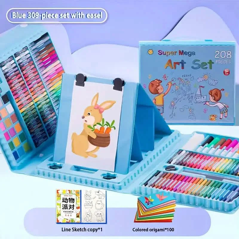 208pcs Extra Large All-in-One Art Supplies Set - Snag N' Style