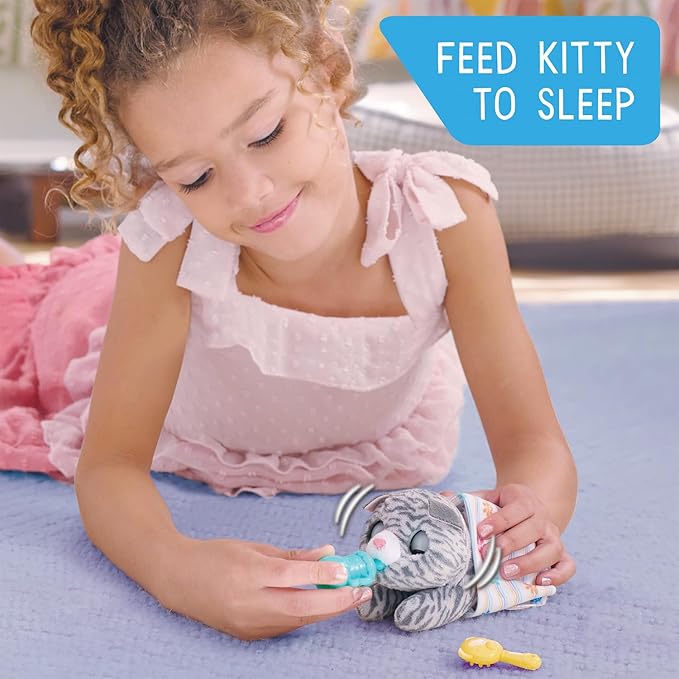 FurReal Newborns Kitty Interactive Pet with Sounds and Movement - Snag N' Style