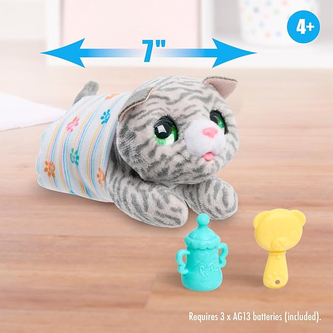 FurReal Newborns Kitty Interactive Pet with Sounds and Movement - Snag N' Style