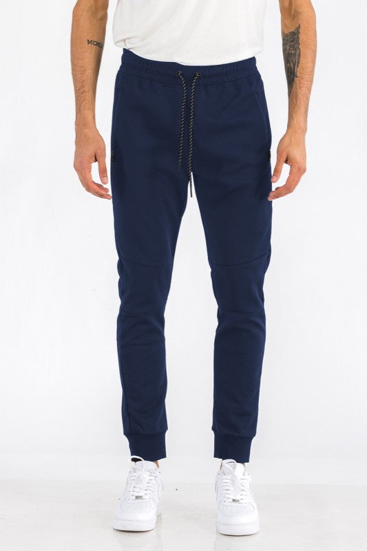 Weiv Mens Solid Heathered Jogger - Snag N' Style