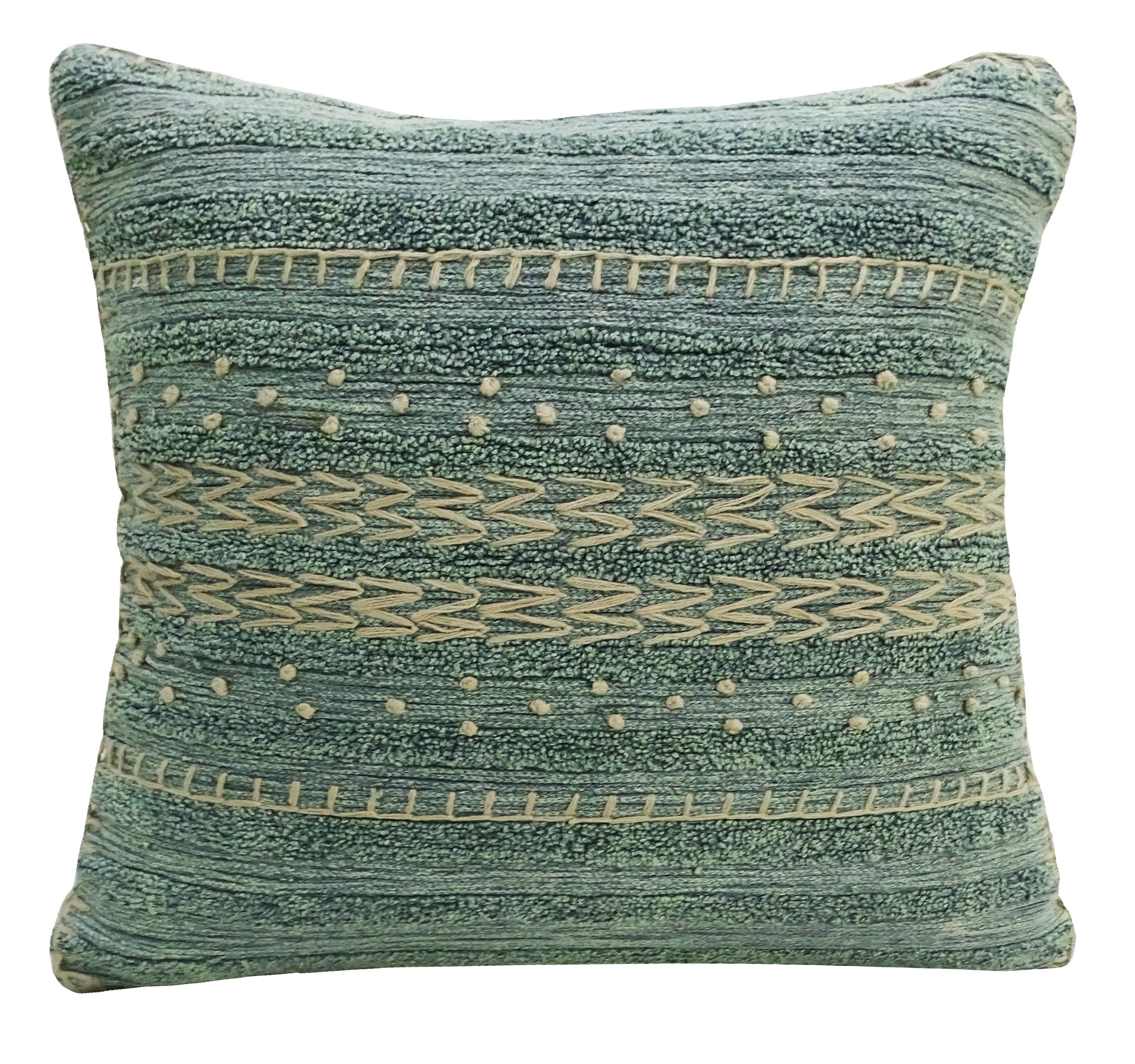 20"X20" Embroidery Throw Pillow for couch - Snag N' Style