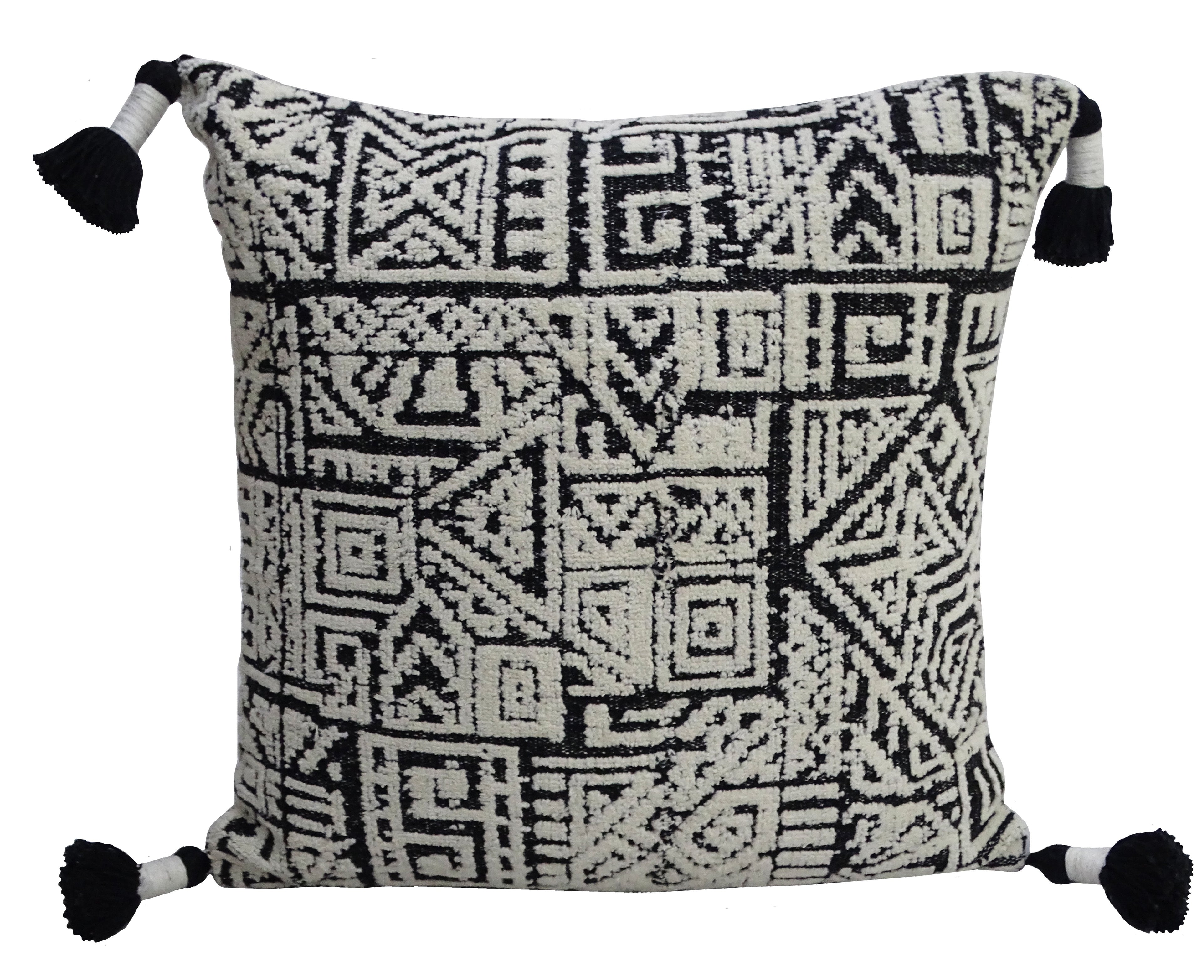 20" x 20" Throw Pillow with Tassels for Decoration - Snag N' Style