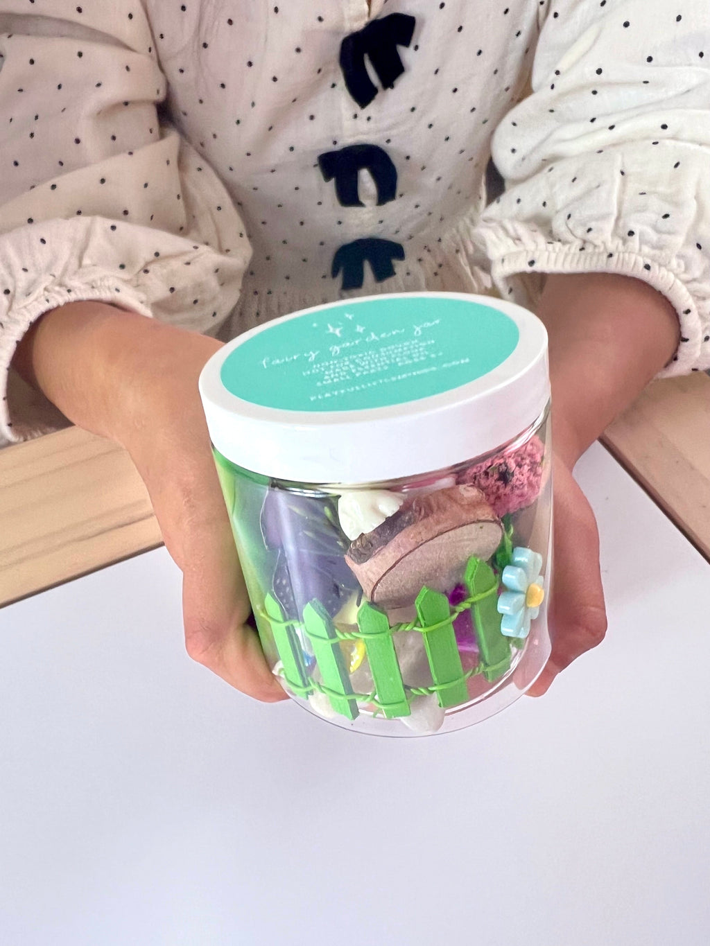 Special Edition Jar: Fairy Garden Playdough Sensory Toy Kit - Snag N' Style