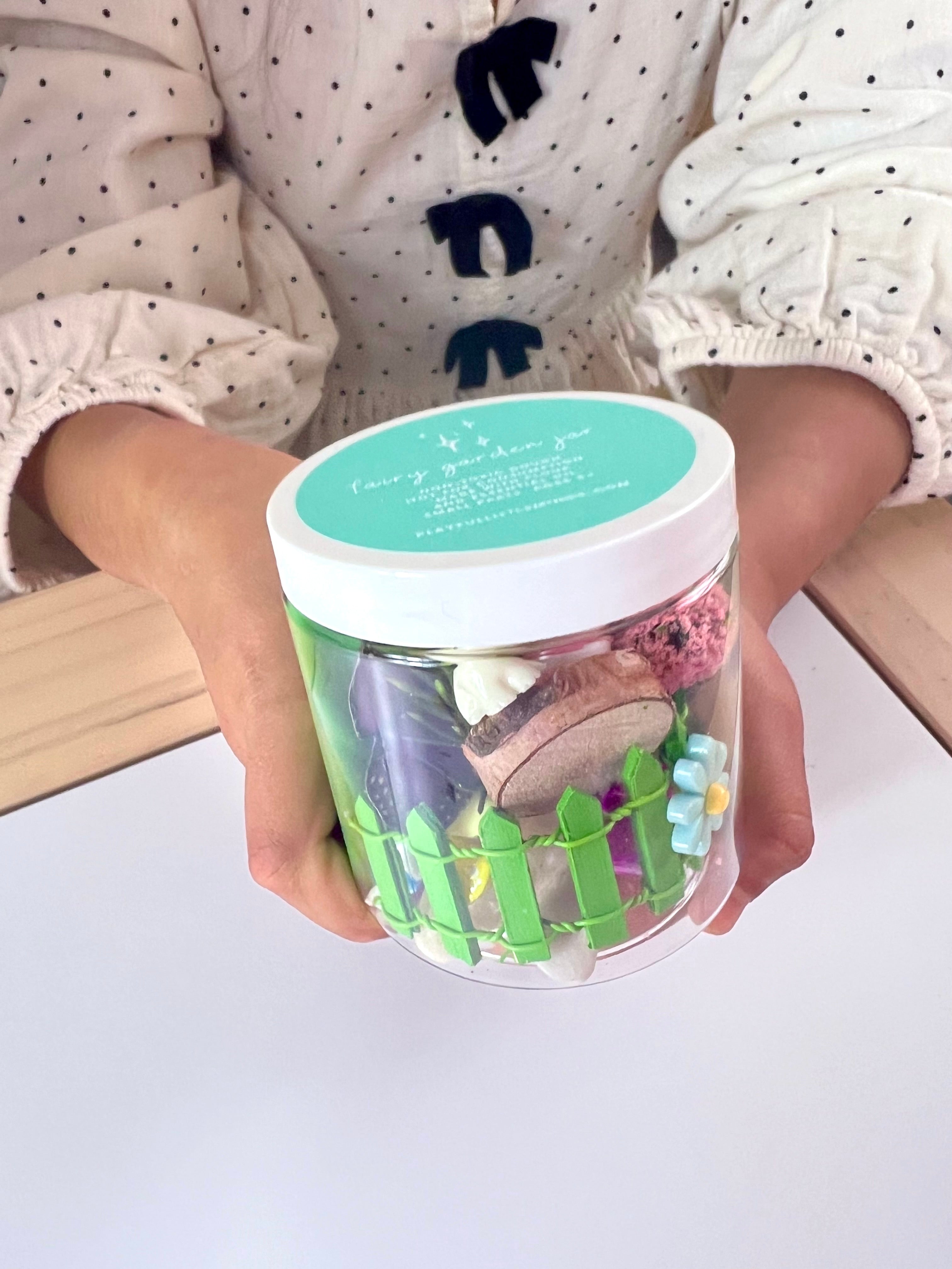 Special Edition Jar: Fairy Garden Playdough Sensory Toy Kit - Snag N' Style