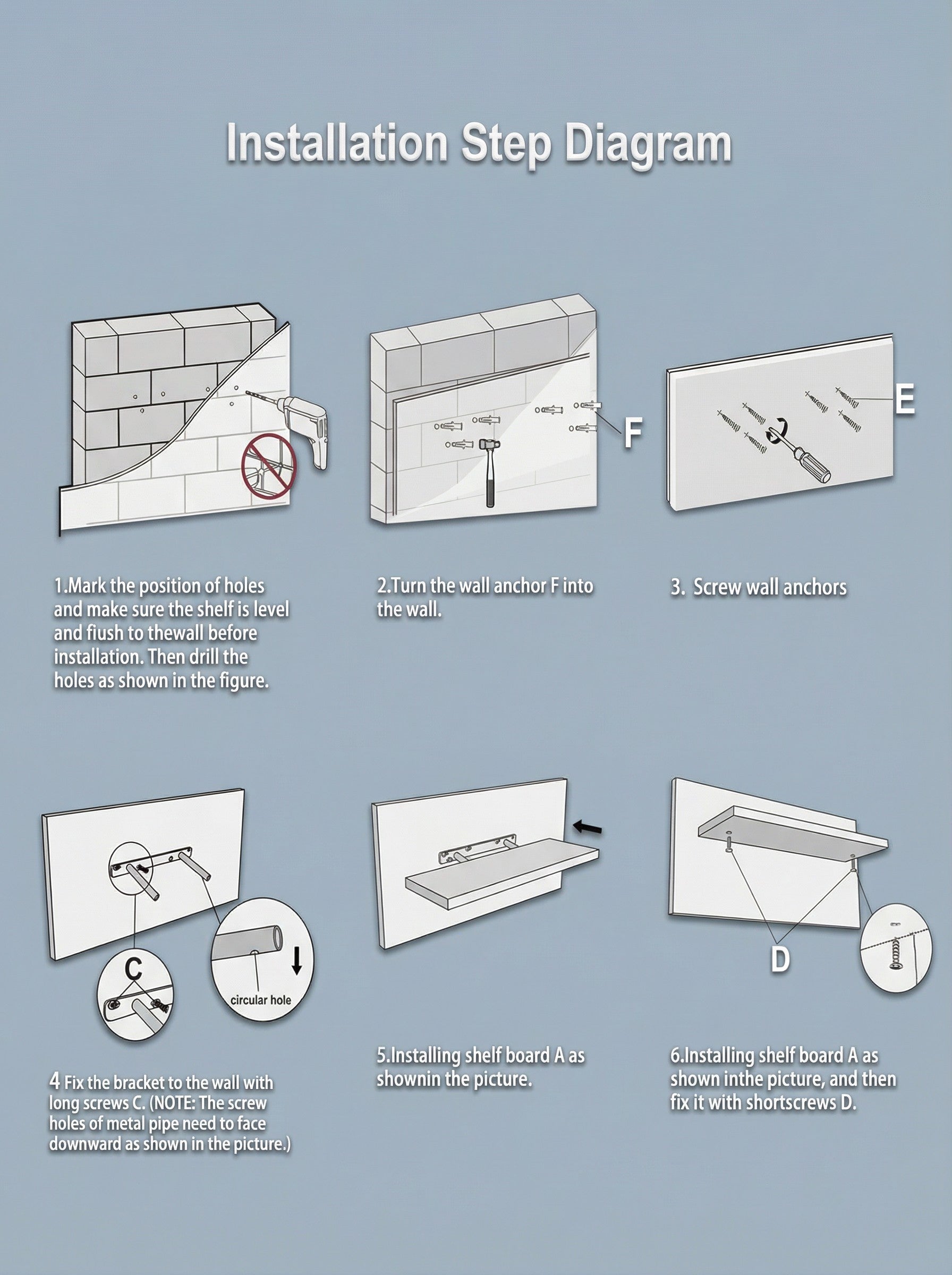 Floating Shelves Set of 4 – 15.8" Wall Shelves with Invisible Brackets - Snag N' Style
