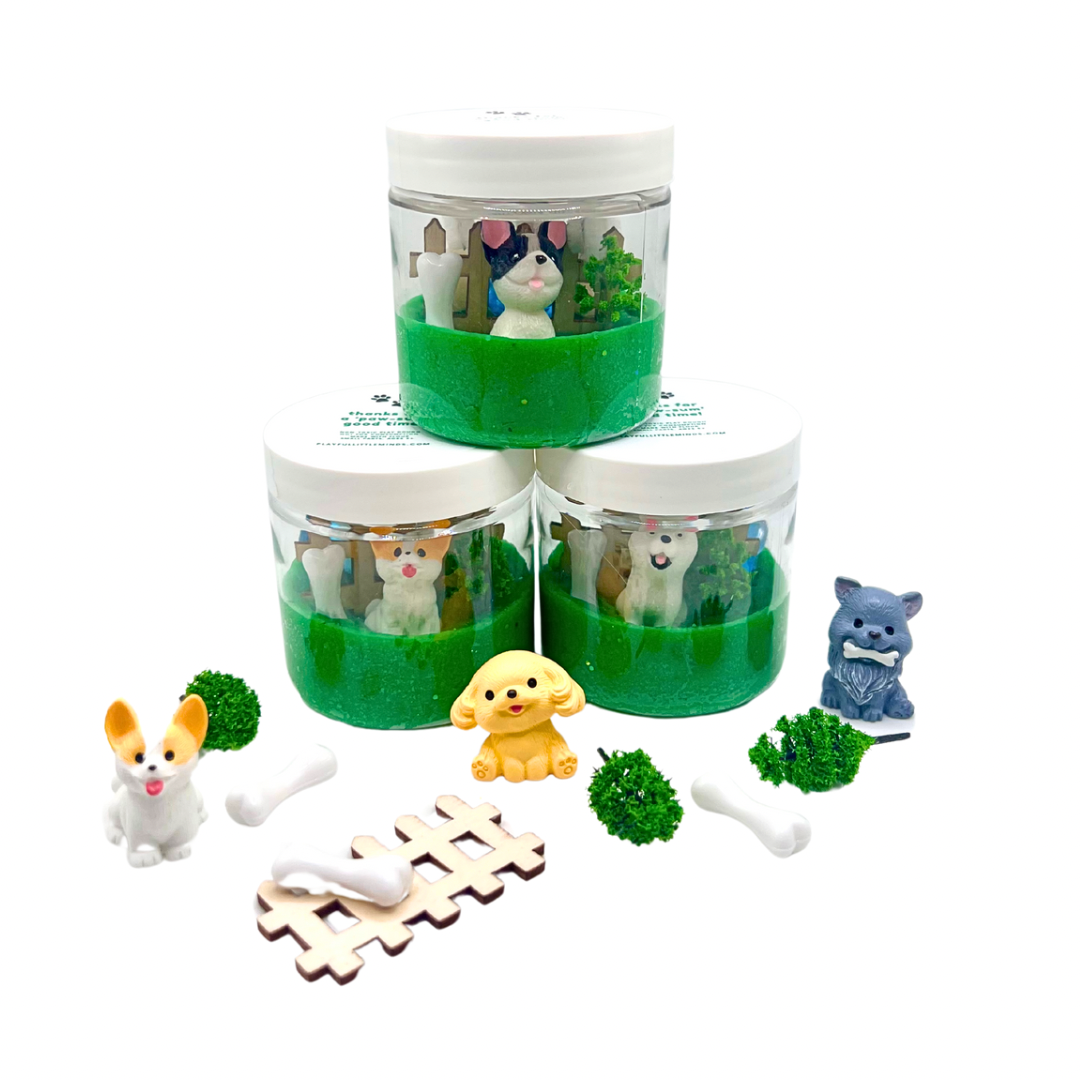 Puppy Party Mini Play Dough Favors for Kids Birthday - Snag N' Style