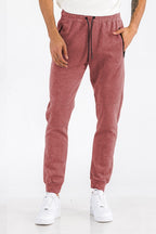 Weiv Mens Solid Heathered Jogger - Snag N' Style