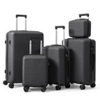 5-Piece Lightweight Luggage Set with Lock – 12/16/20/24/28 Inch - Snag N' Style