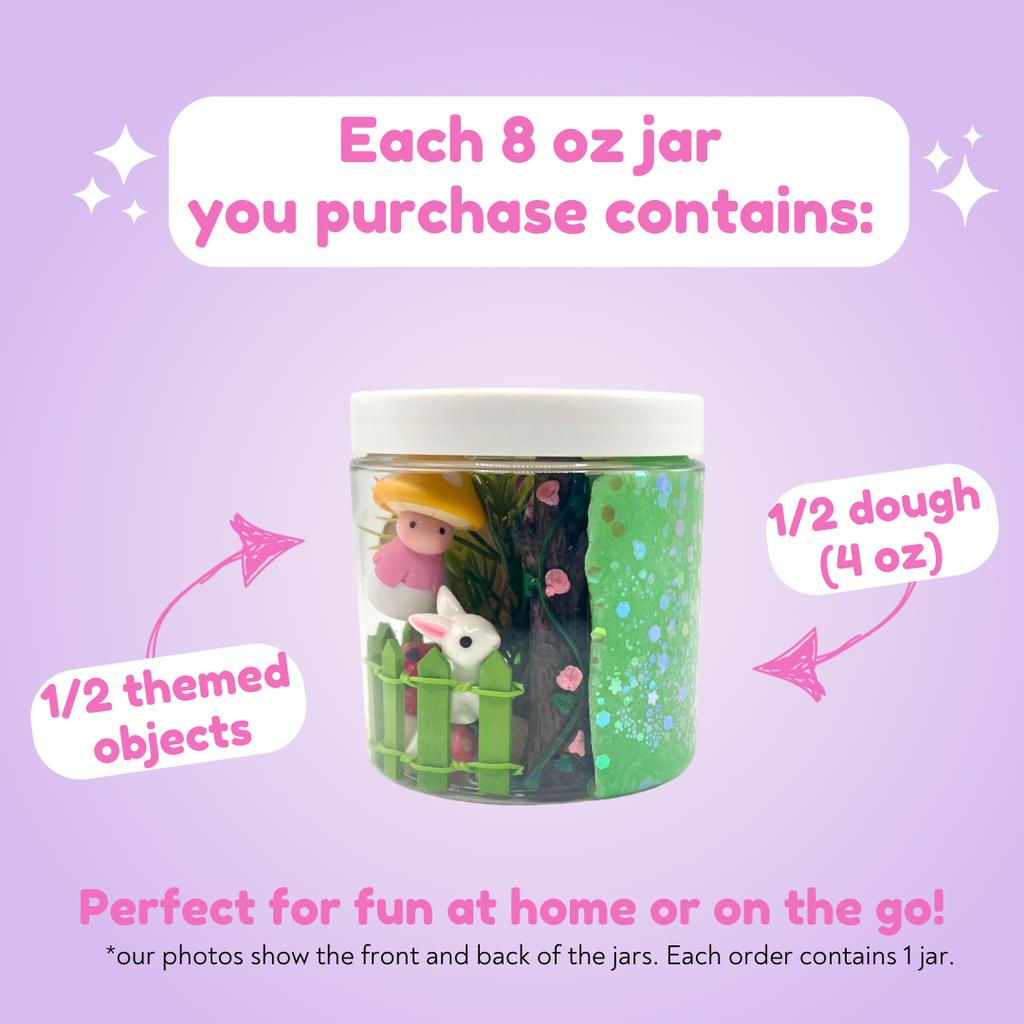 Special Edition Jar: Fairy Garden Playdough Sensory Toy Kit - Snag N' Style