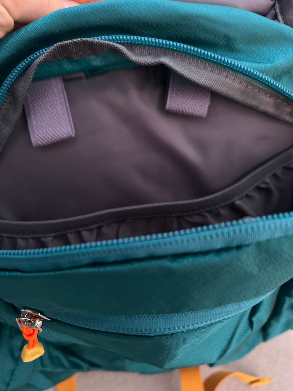 Kid’s (Ages 2 to 7) Teal Hiking Pack - Water Bladder Compatible Backpack for Young Hikers - Snag N' Style