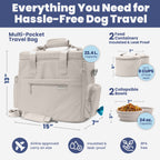 The Original Doggy Bag™ Dog Travel Bag for Supplies