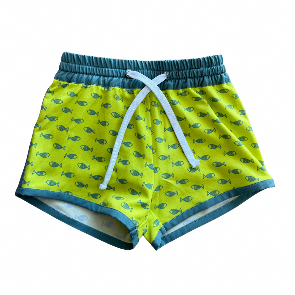 neon fish hybrid shorts - Snag N' Style