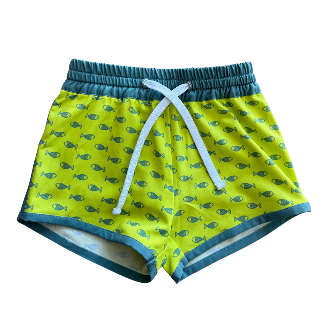 neon fish hybrid shorts - Snag N' Style