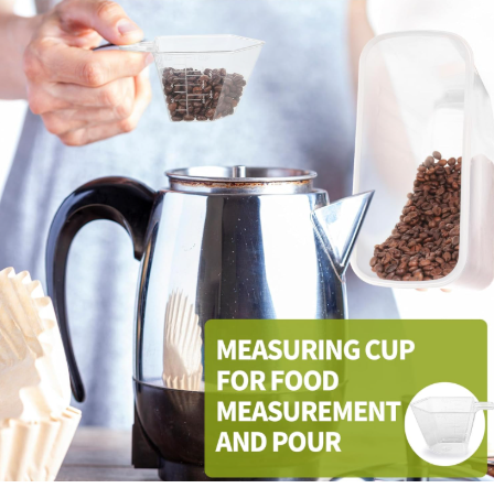 4-Piece Set: Airtight Cereal Storage Containers with Pour Spouts & Measuring Cup – 4L Kitchen Pantry Organizer - Snag N' Style