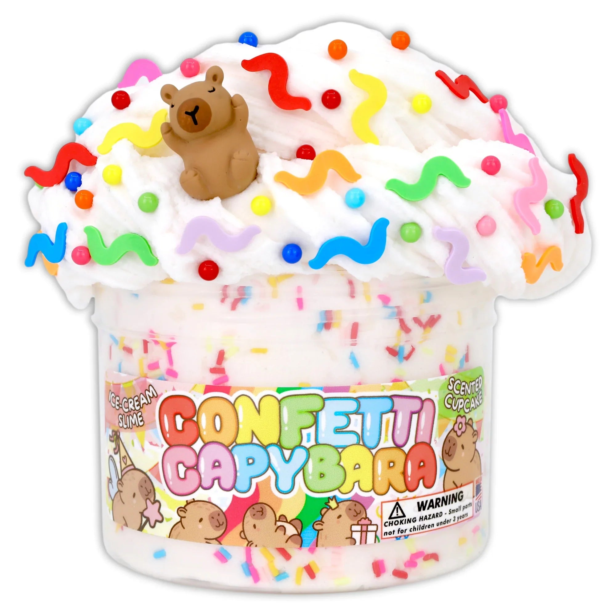 Confetti Capybara Dope Slime - Snag N' Style