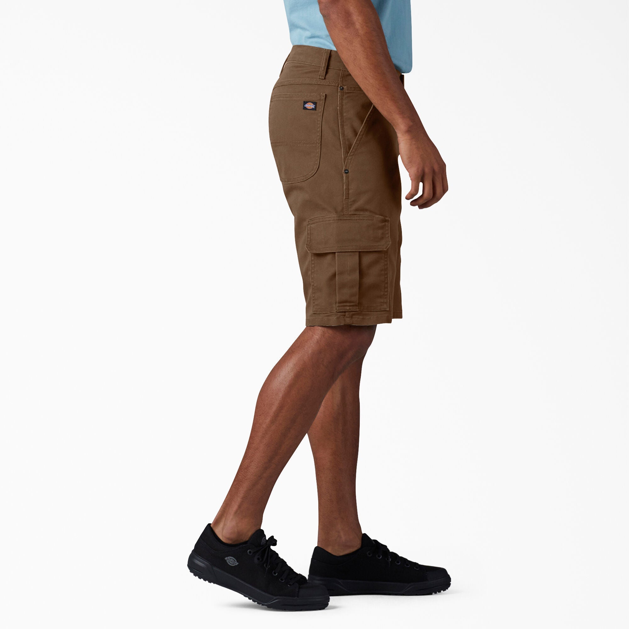 Dickies FLEX Relaxed Fit Duck Cargo Shorts Charcoal, 11" DX902 - Snag N' Style