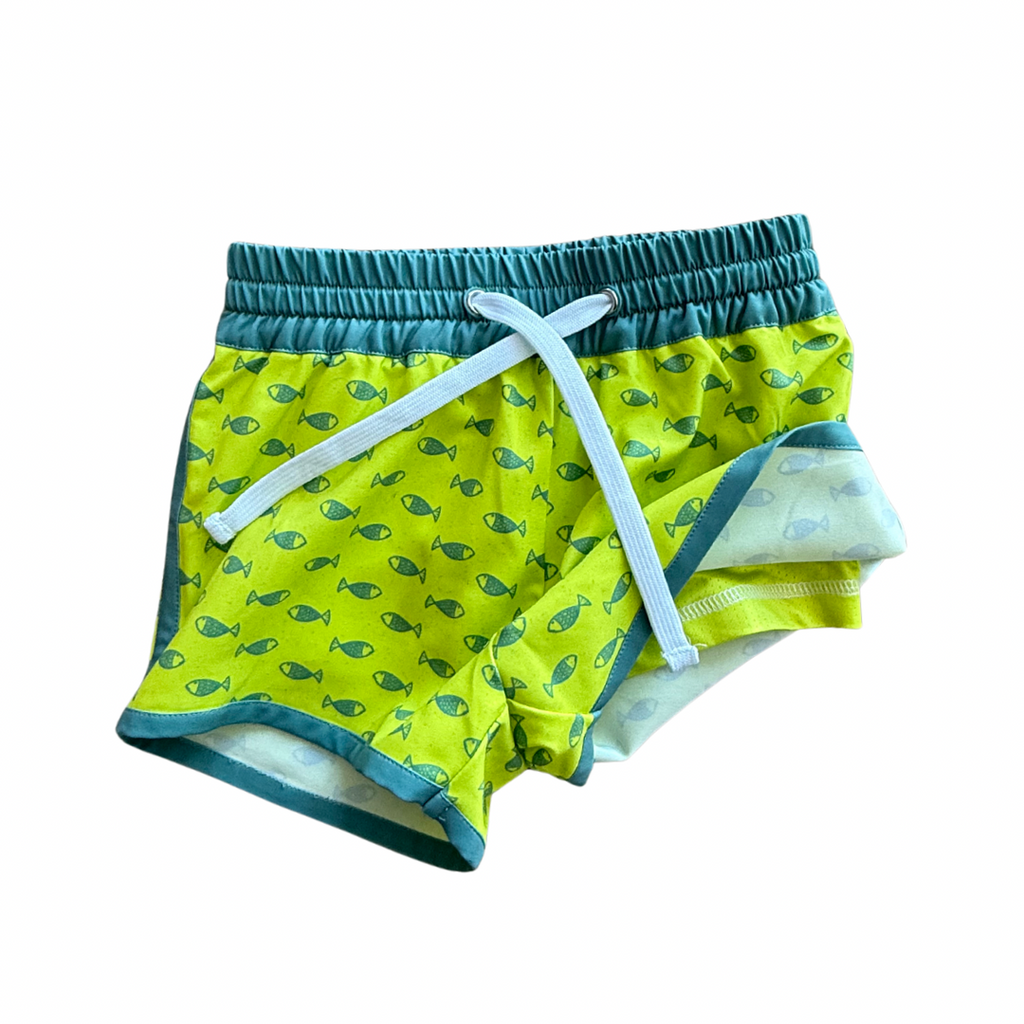 neon fish hybrid shorts - Snag N' Style