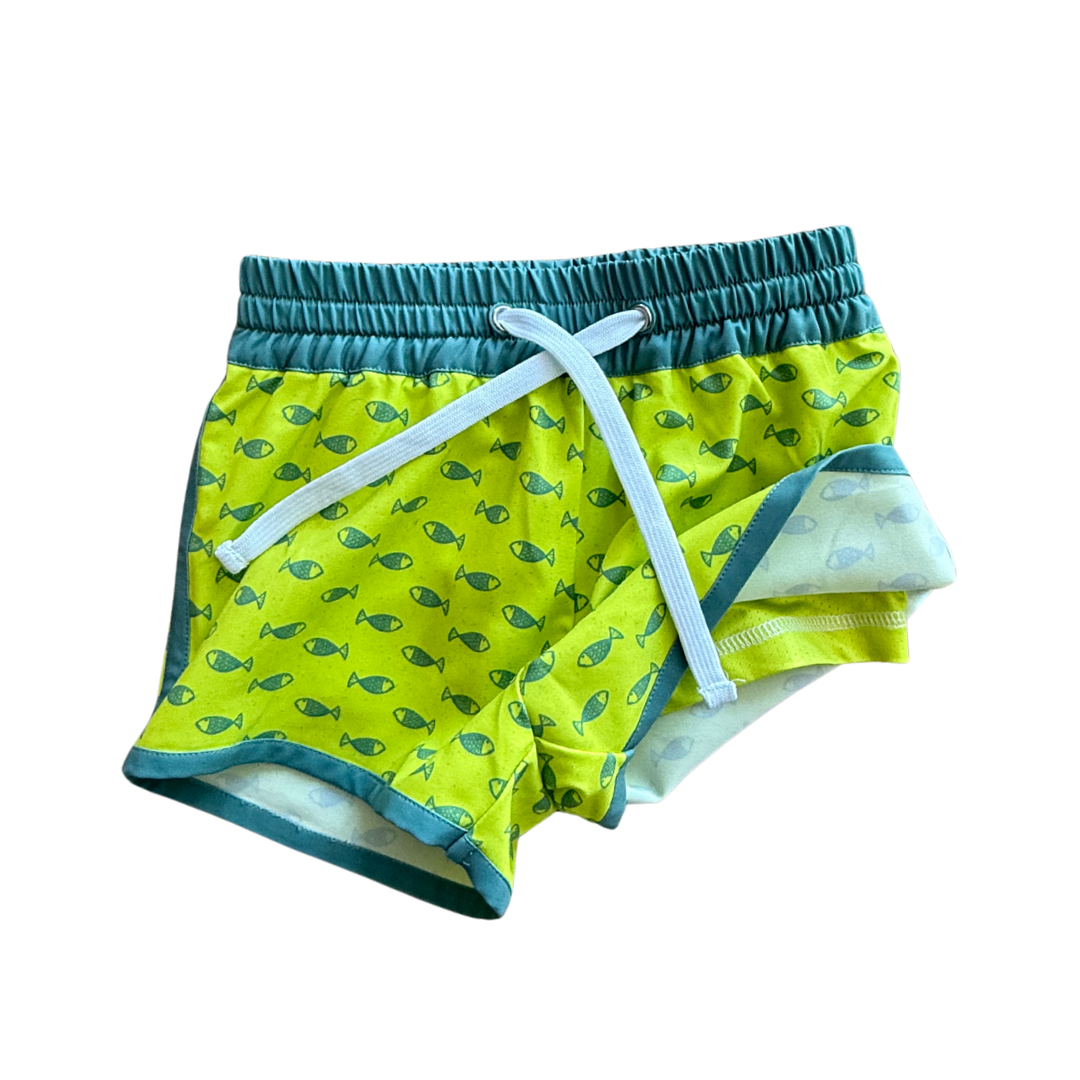 neon fish hybrid shorts - Snag N' Style