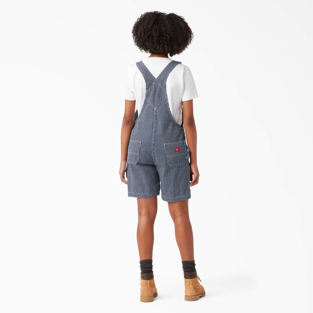 Women's Relaxed Fit Bib Shortalls, 7" FB204 - Snag N' Style