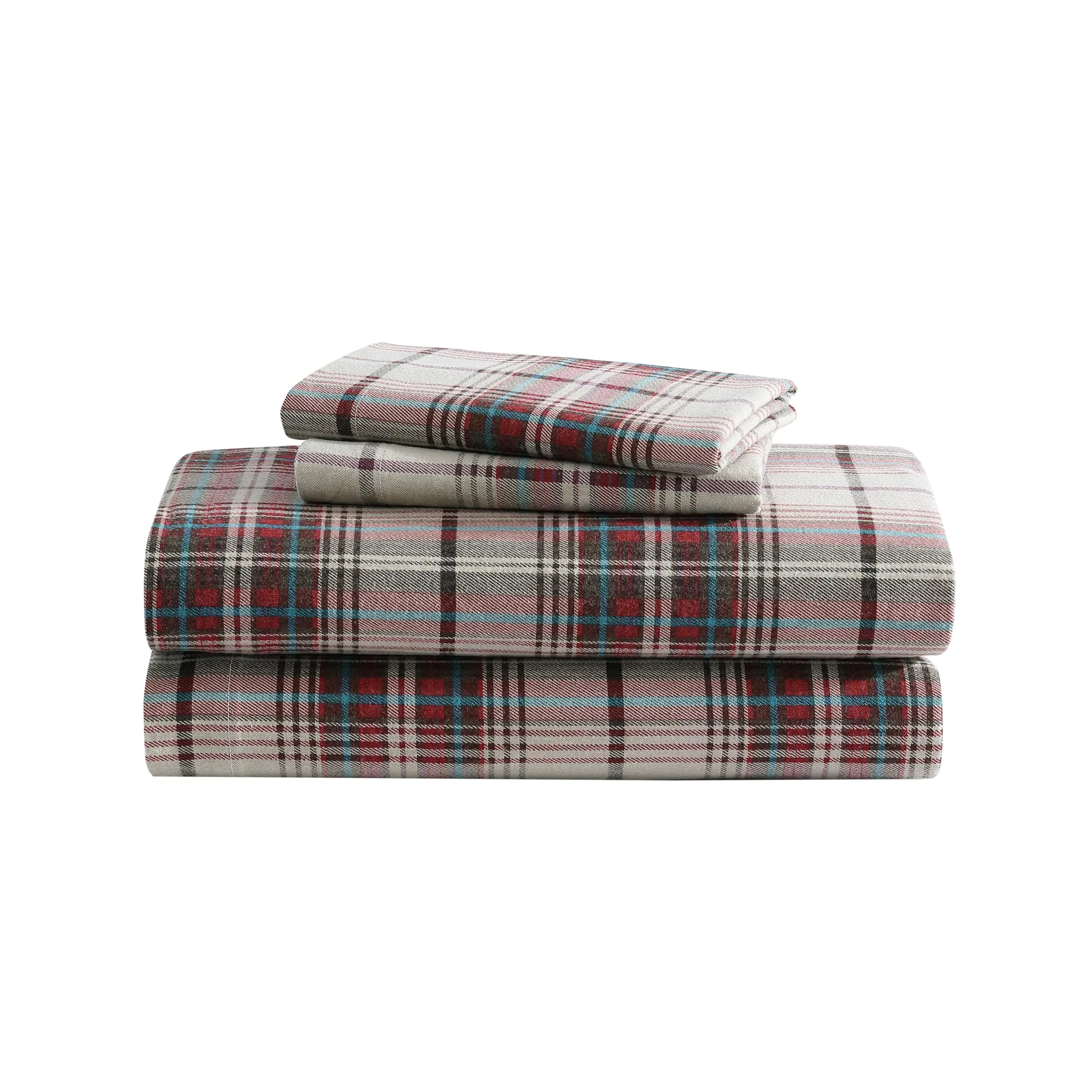 Eddie Bauer - Full Sheet Set with Deep Pockets Brushed for Extra Softness - Snag N' Style
