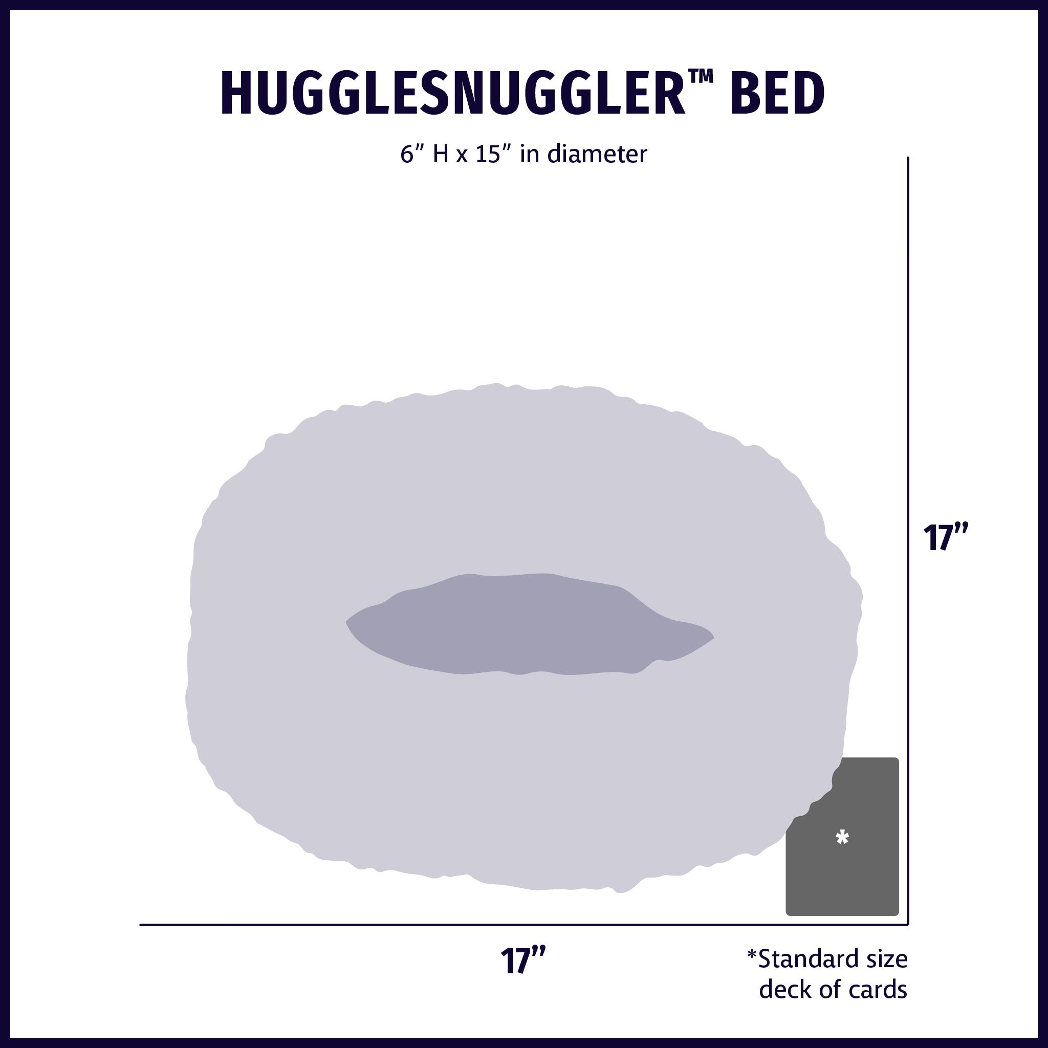 HuggleFleece® HuggleSnuggler™ Cat & Dog Beds