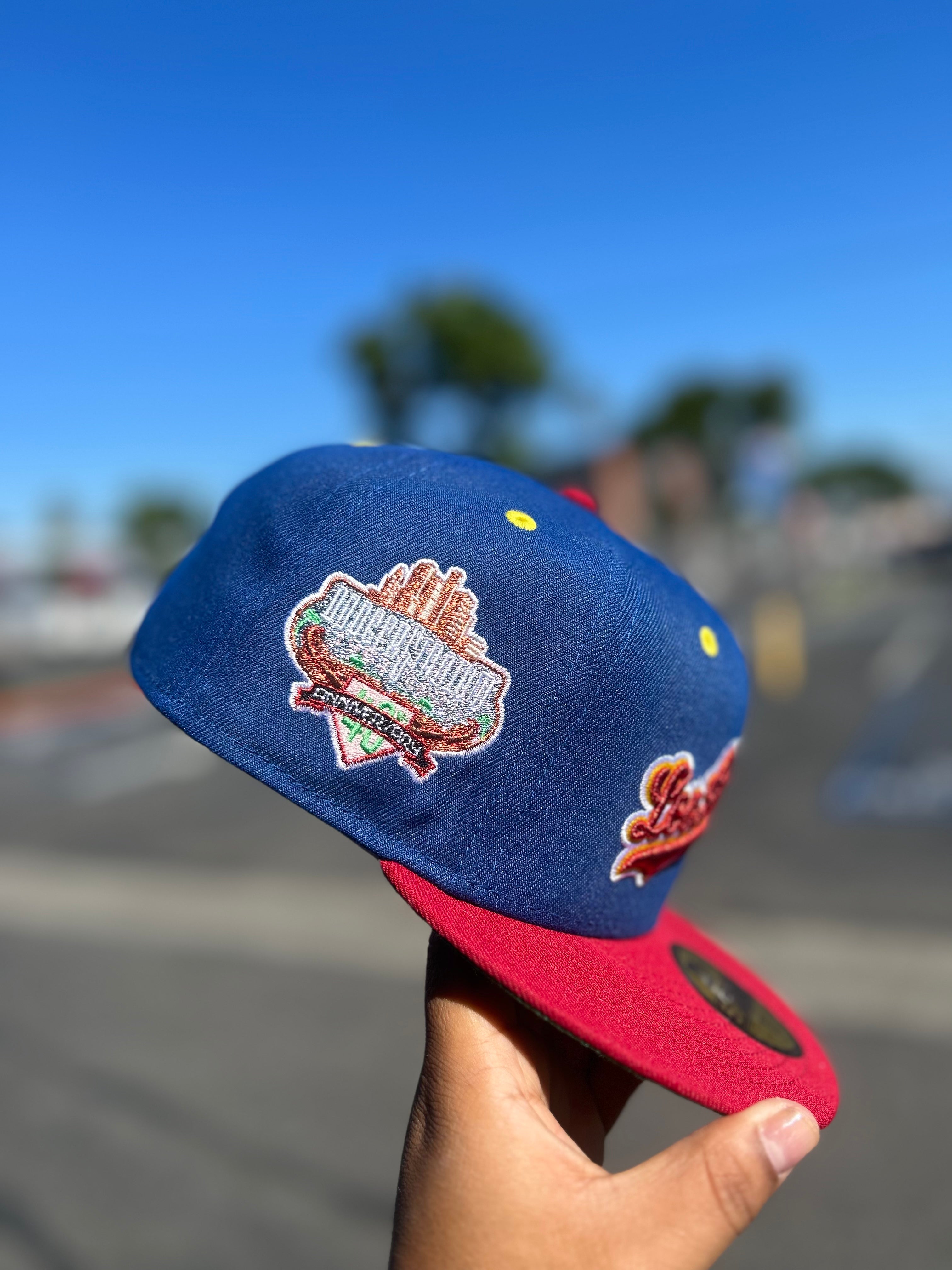 Los Angeles Dodgers Script Light Royal / Pinot Red 5950 - Snag N' Style