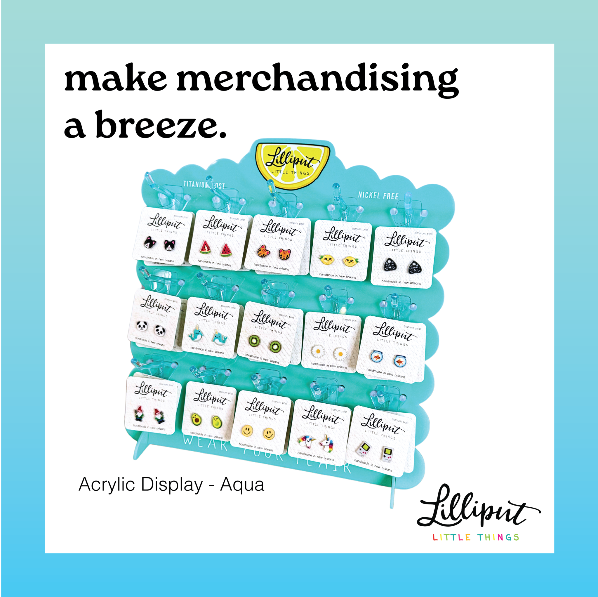 Lilliput Little Things - Axolotl Earrings - Snag N' Style