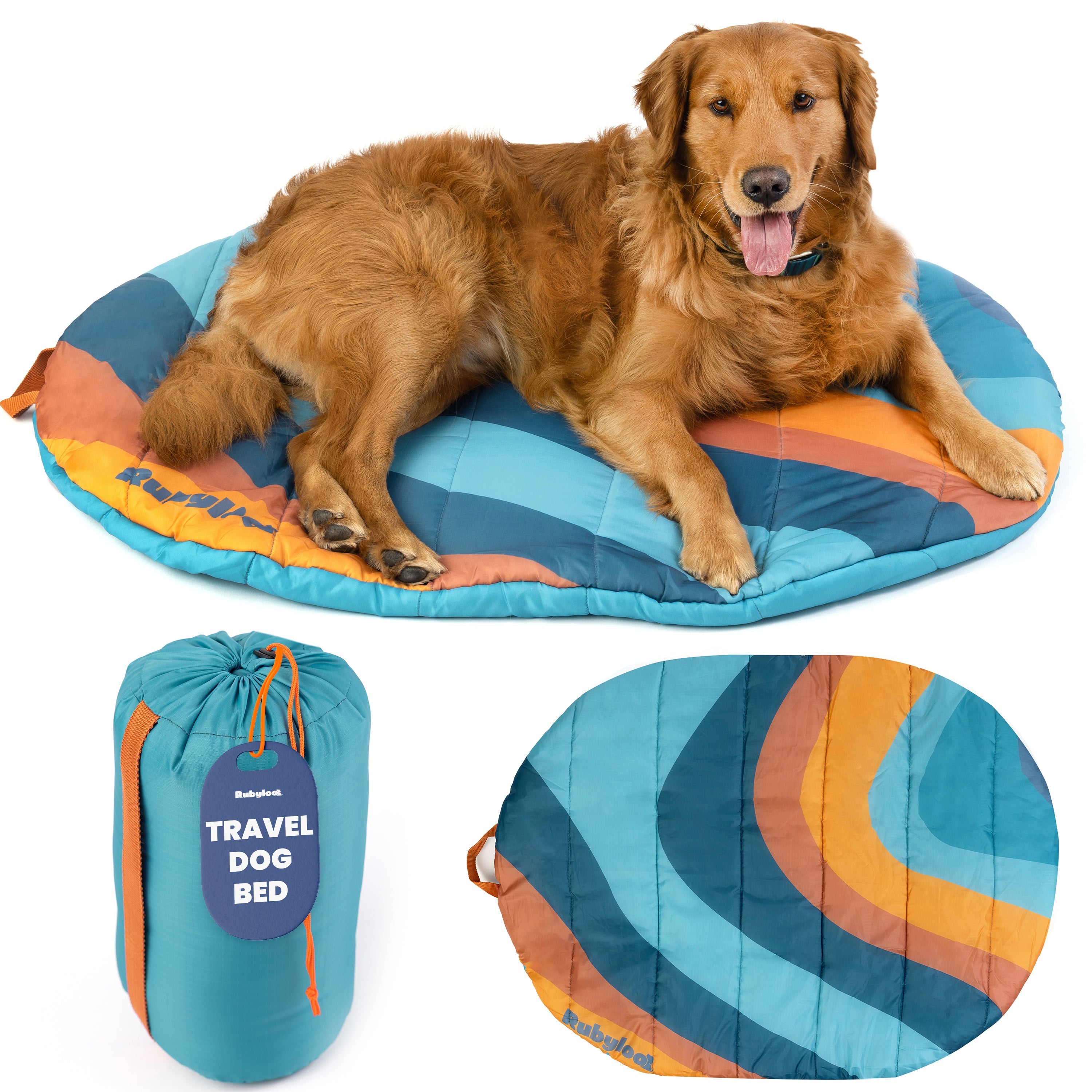 Travel Dog Bed - Foldable & Packable for Travel, Road Trip, Camping - Snag N' Style
