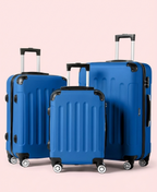 Multi Color - 3PCs Luggage Set 20/24/28 Inch Hard Shell Spinner with TSA Lock - Snag N' Style