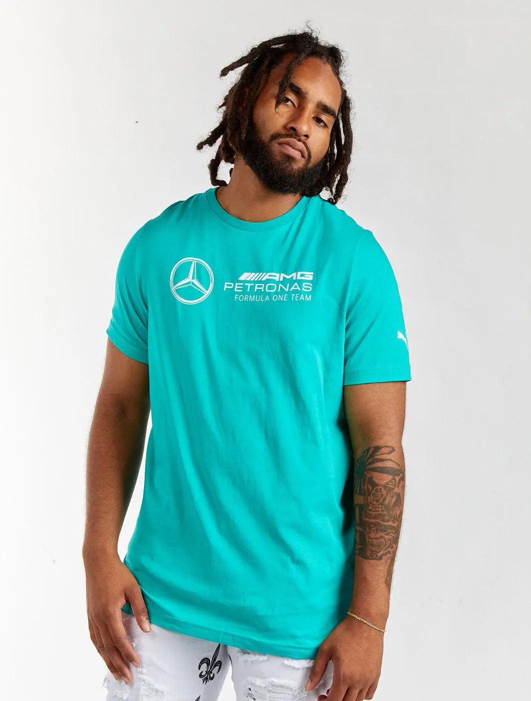 Puma Mercedes-Amg Motorsport F1 Essentials Logo Tee - Snag N' Style