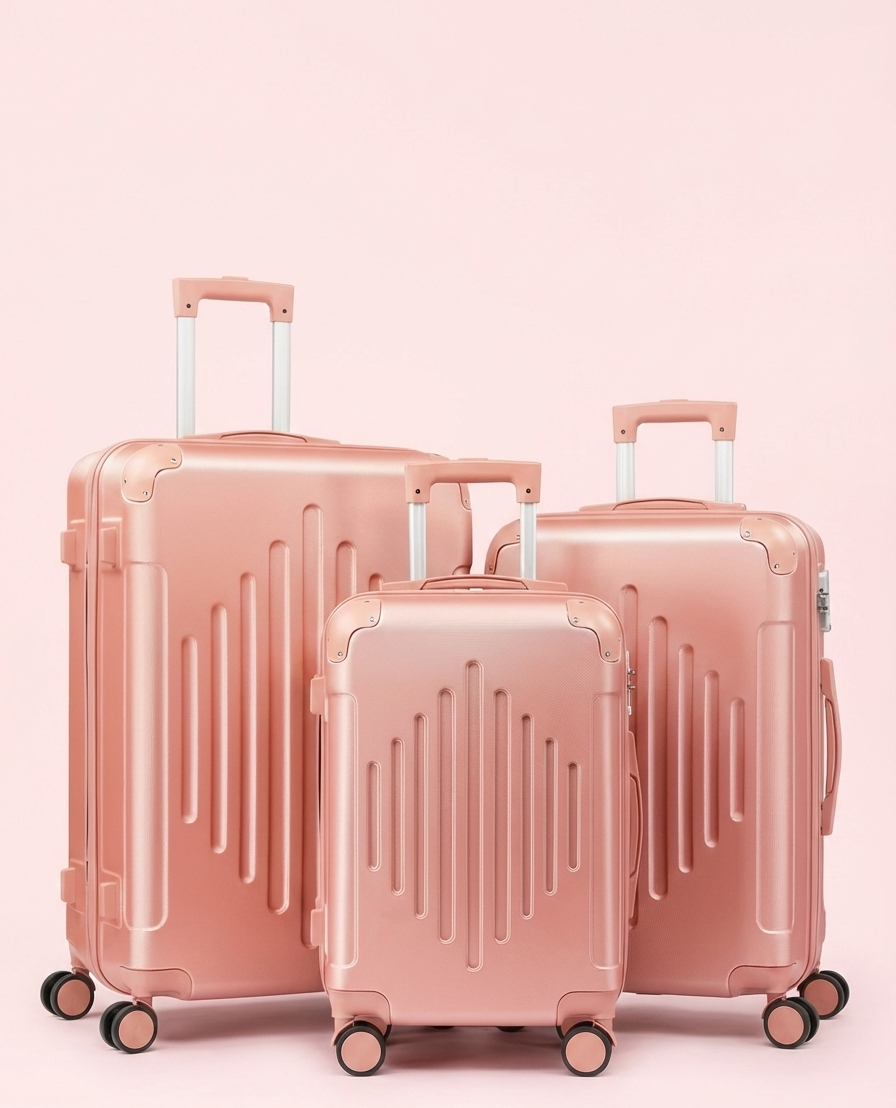 Multi Color - 3PCs Luggage Set 20/24/28 Inch Hard Shell Spinner with TSA Lock - Snag N' Style