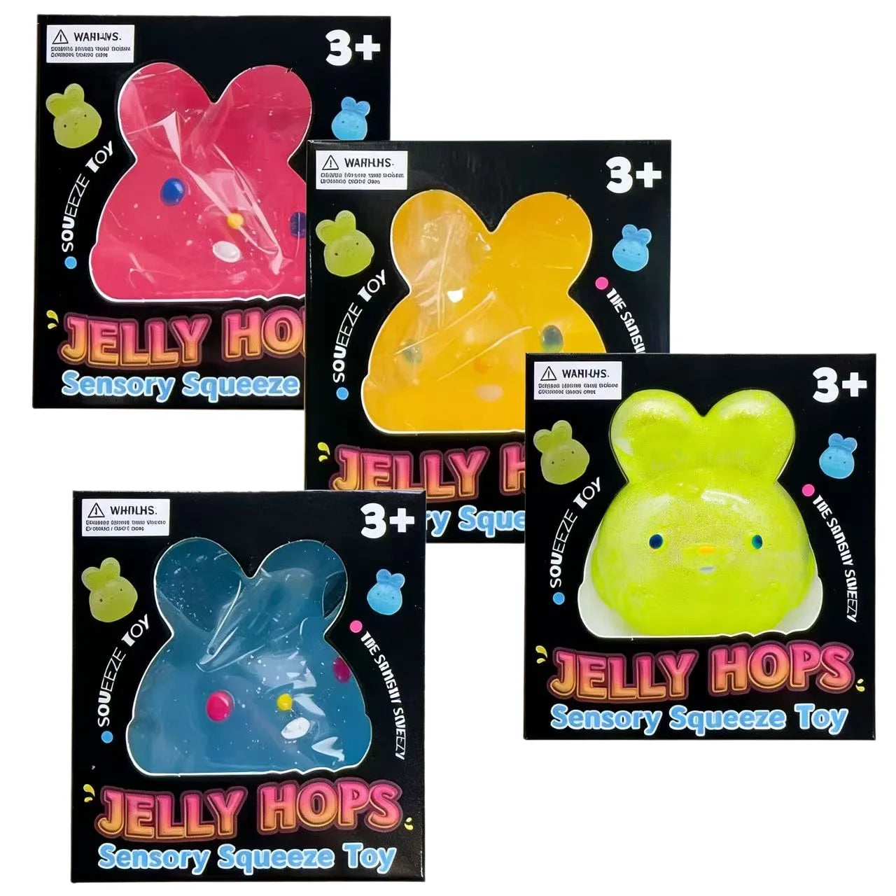 NeeDoh Jelly Sensory Fidget Toy – Stress Relief Squeeze Toy for Kids & Adults