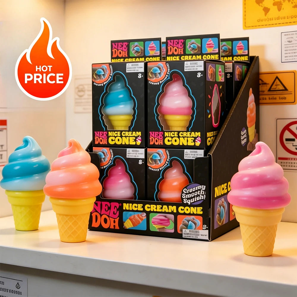 Color Squishy Fidget Toy — Soft Stress Relief Squeeze Ball in Fun Colors