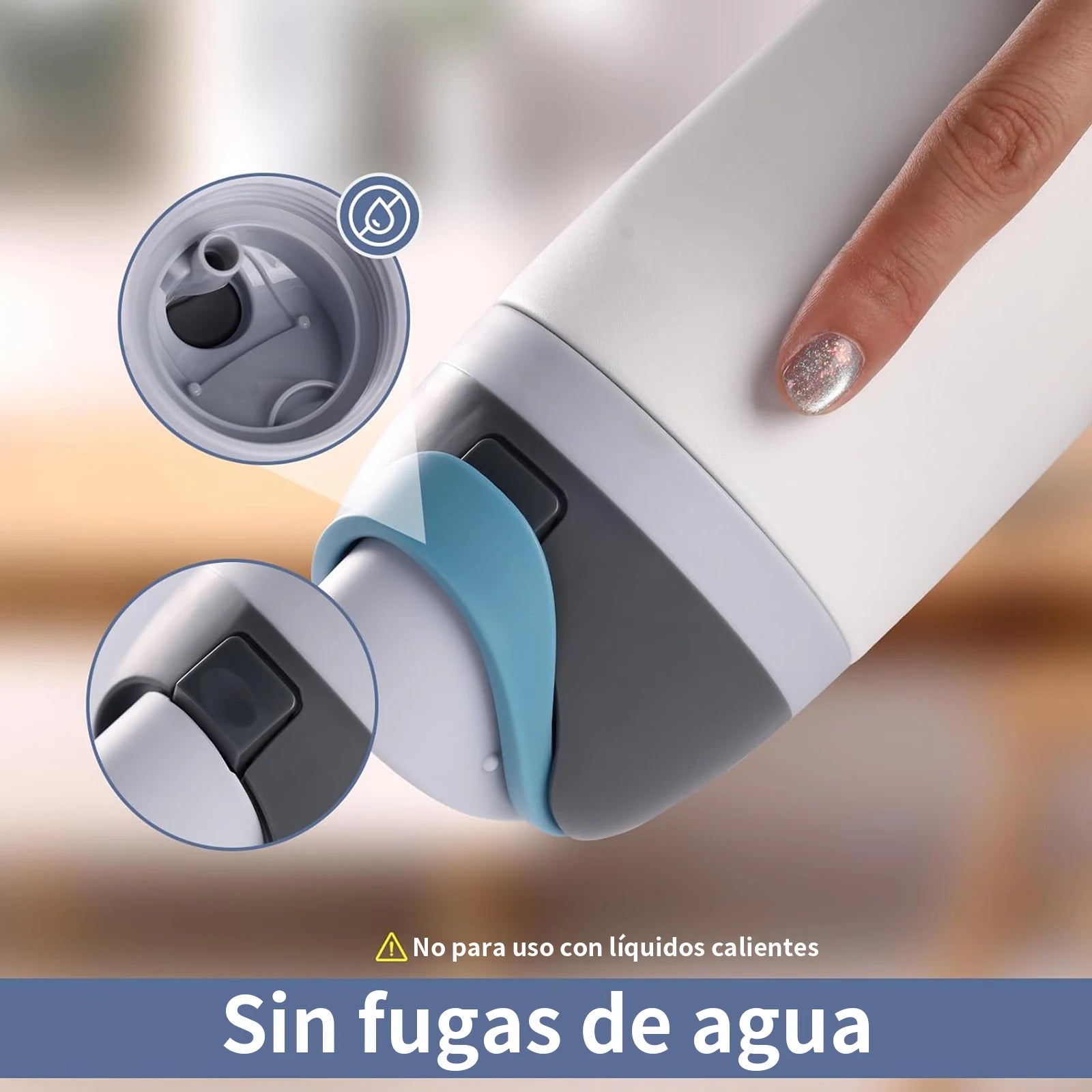 Replacement Lid for Water Bottle – Fits 16oz, 24oz, 32oz & 40oz Bottles