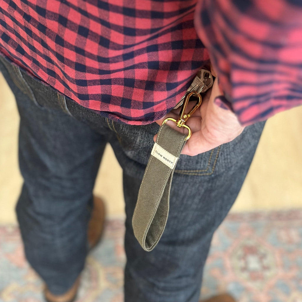 Wristlet Keychain - Olive - Snag N' Style