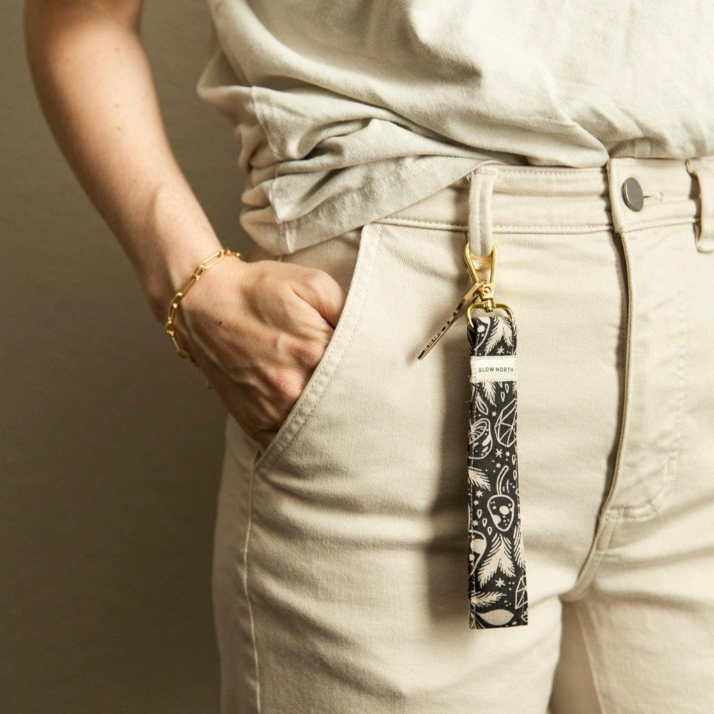 Wristlet Keychain - Mystical Mushroom - Snag N' Style