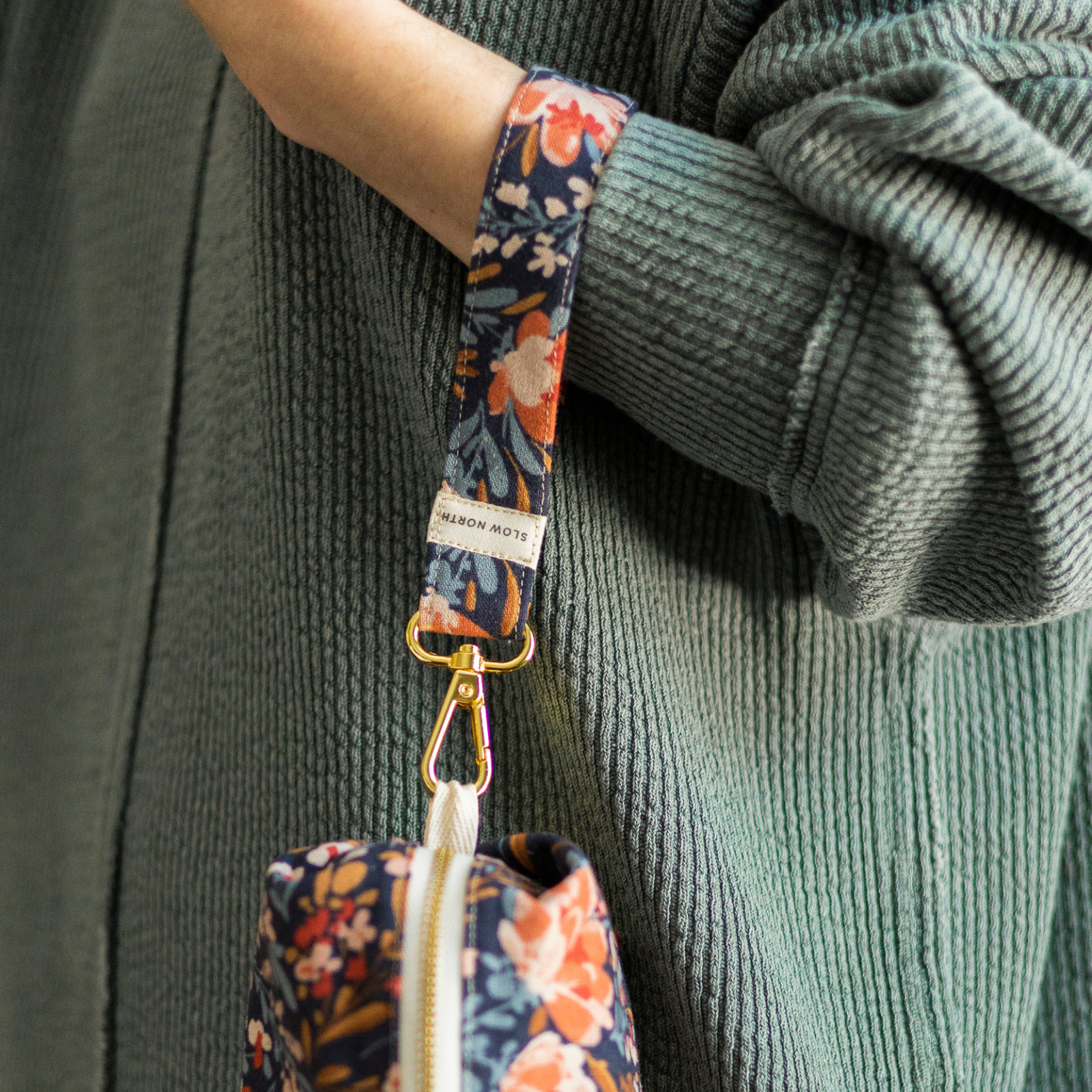 Wristlet Keychain - Pom Blossom - Snag N' Style