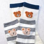Hehe Bear Socks Set Of 2 - Snag N' Style
