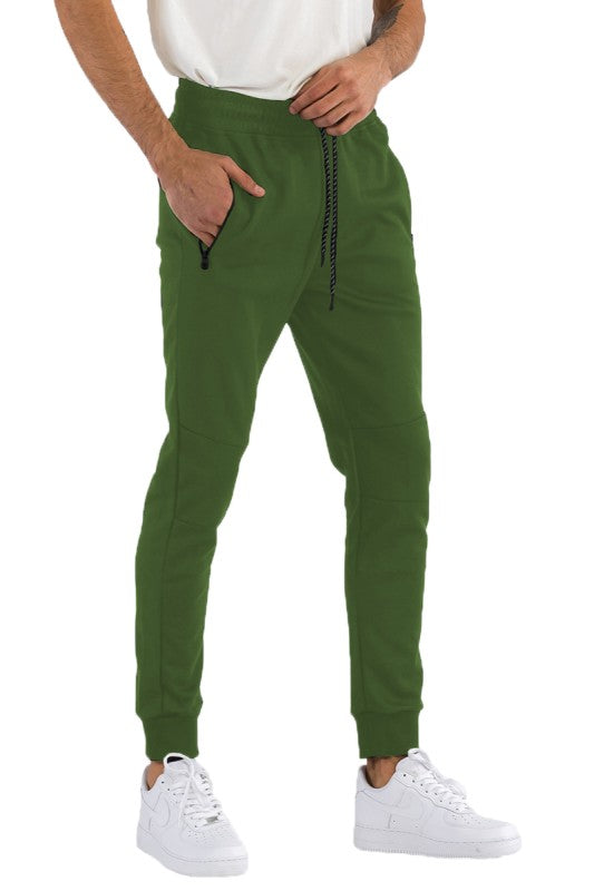 Weiv Mens Solid Heathered Jogger - Snag N' Style