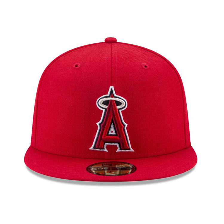 NEW ERA 59FIFTY AUTHENTIC COLLECTION LOS ANGELES ANGELS ON-FIELD GAME HAT - RED 70383734 - Snag N' Style