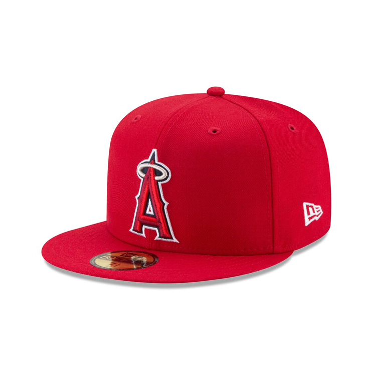 NEW ERA 59FIFTY AUTHENTIC COLLECTION LOS ANGELES ANGELS ON-FIELD GAME HAT - RED 70383734 - Snag N' Style