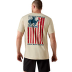 Ariat Mens Classic Fit Short Sleeve Shirt, Patriotic Freedom Western Graphic Tee - Snag N' Style