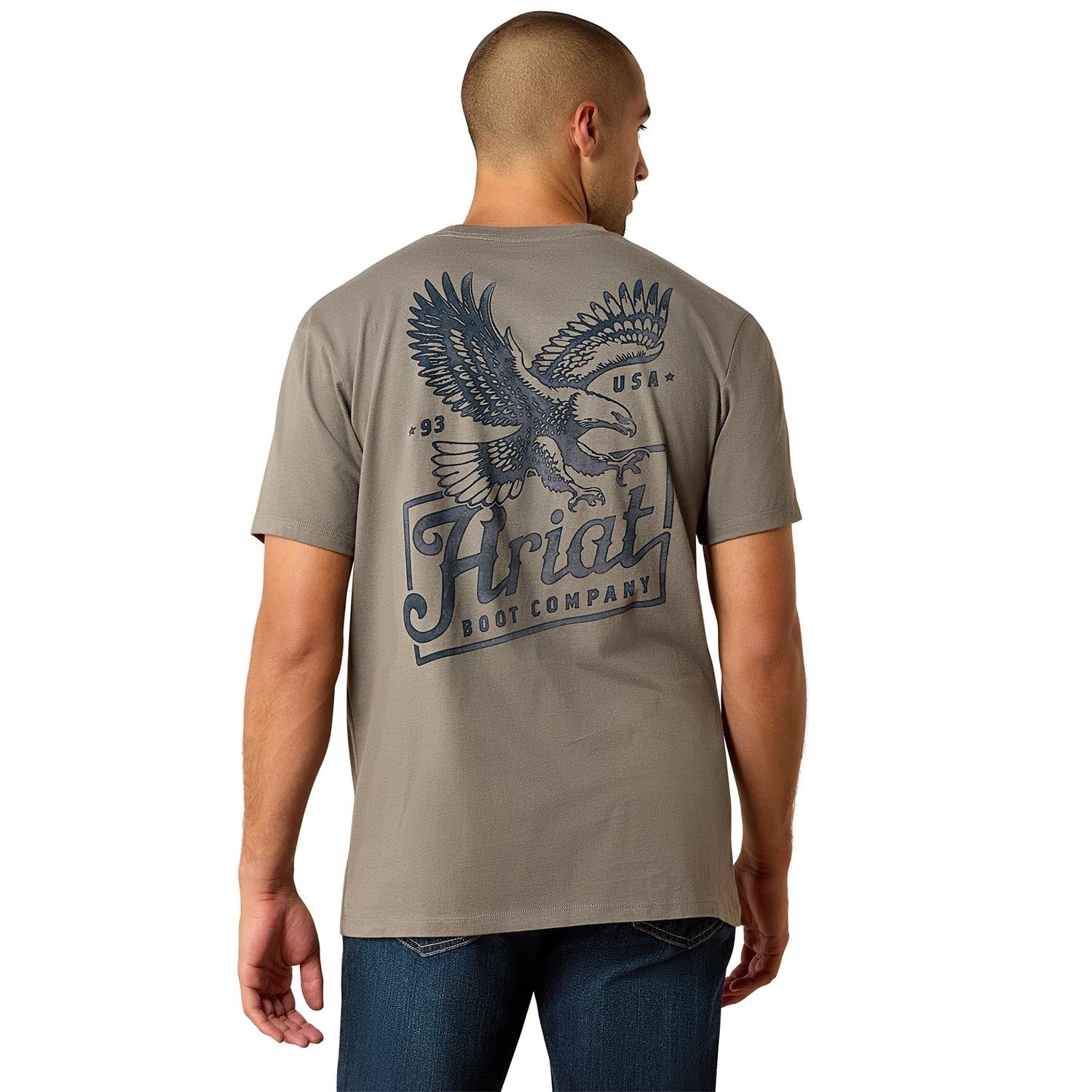 Ariat Mens Short Sleeve Shirt, Patriot Western Graphic Tee - Snag N' Style
